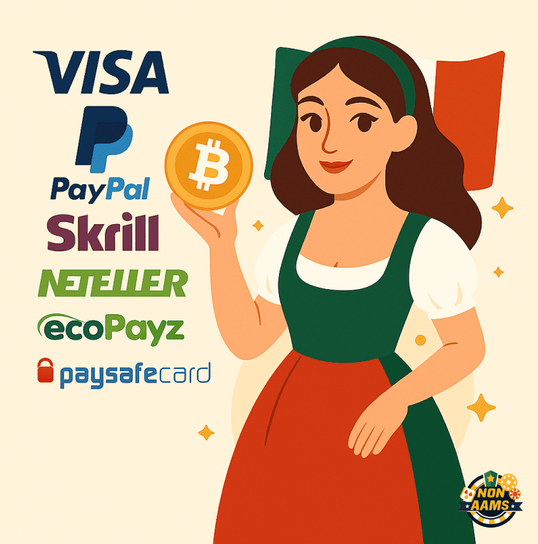 Pagamenti e prelievi nei casino non AAMS